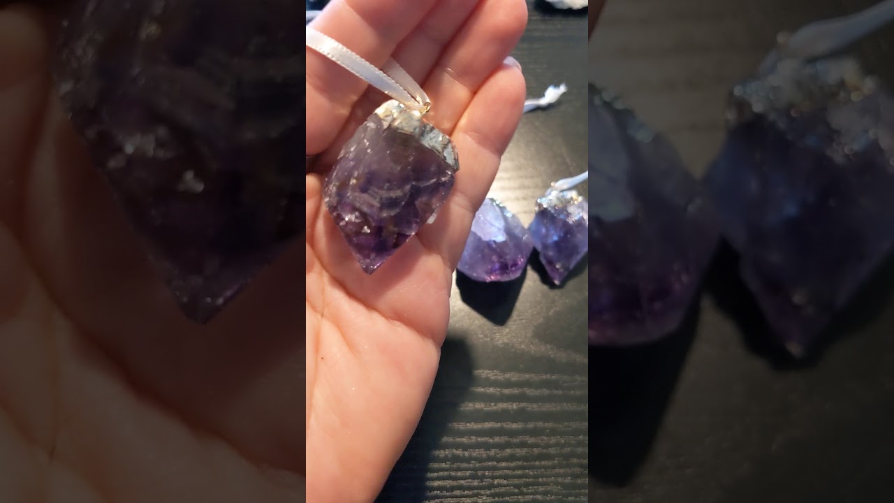 Amethyst Scepter Ornaments