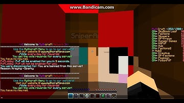 Banned on MythCraftPvP factions 2 ?!?!
