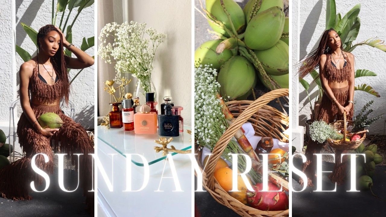Romanticizing My Sunday Reset | Wellness Habits, Fragrance Tray, Soccer Day & Fresh Coconut Water