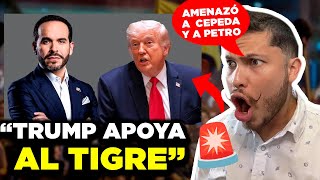 🚨TRUMP respalda al TIGRE ABELARDO y AMENAZA a PETRO y CEPEDA