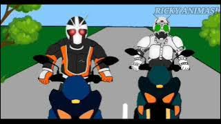 opening ksatria baja hitam rx versi balapan vs shadow moon !! kamen rider black rx