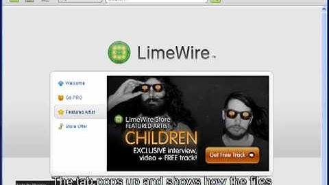 LimeWire 5 - User Guide - Share: What I