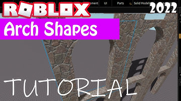 How to Make an Arched Doorway or Window in Roblox!