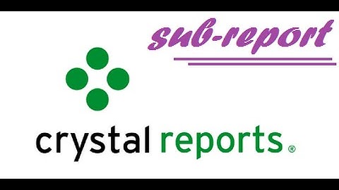 How to create linked Subreports in Crystal reports 11.