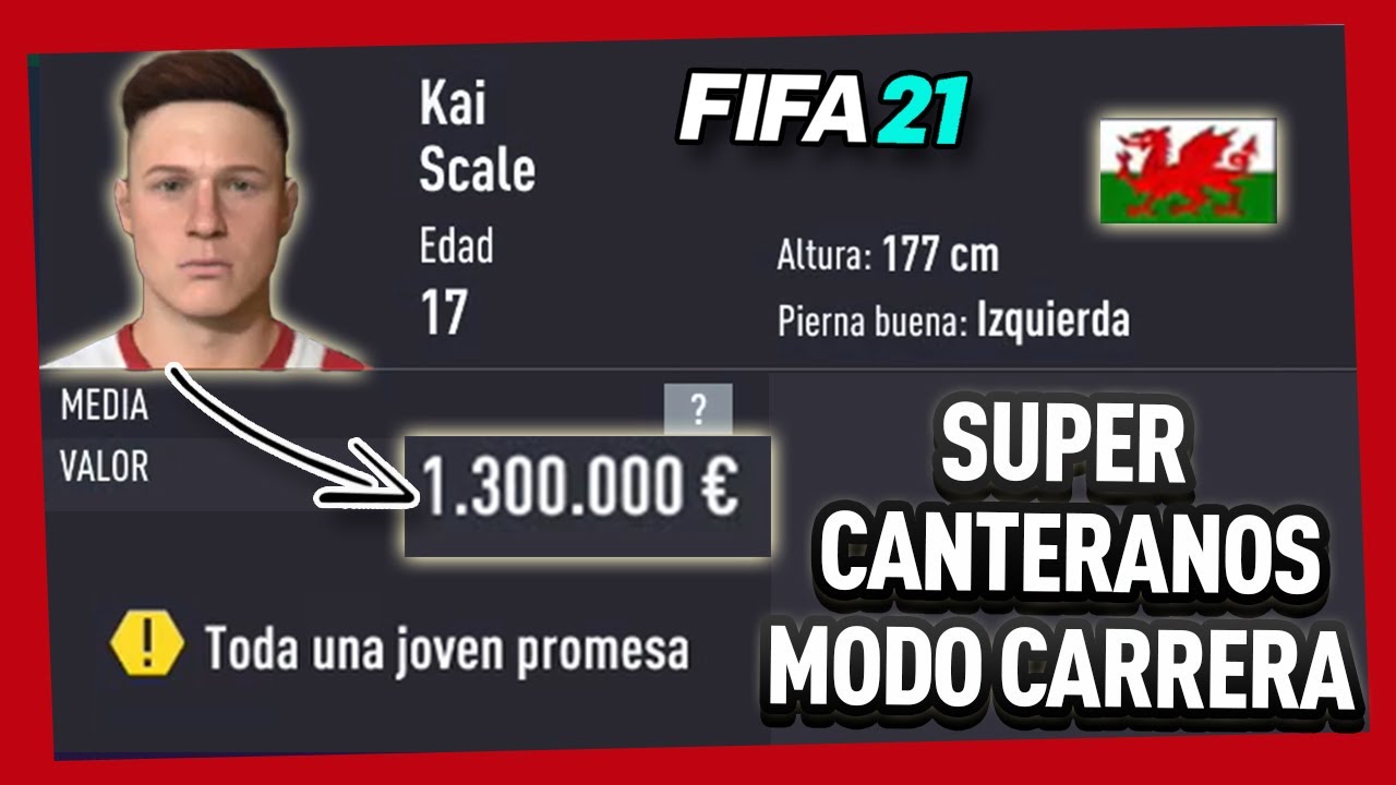 COMO TENER LA MEJOR CANTERA 💎 en FIFA 21 MODO CARRERA - YouTube