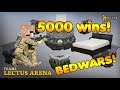 Getting 5000 wins in hypixel bedwarsft flowahh carebearyuna