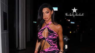 Nikita Dragun looks fabulous in skin tight outfit while grabbing dinner with best friend Ariel