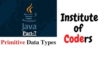 Java Bangla Tutorial 7: Primitive Data Types (byte, short, int, long, float, double, boolean, char)