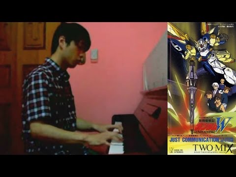 Gundam Wing Just Communication 12 Full Piano Version Two Mix Youtube