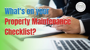 Rental Property Maintenance tip, schedule, and checklist
