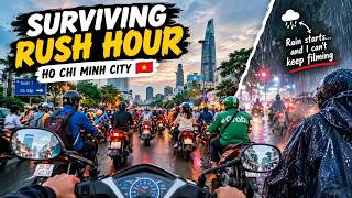 Information Surviving Rush Hour in Ho Chi Minh City| 6+ Minutes in the Motorbike Madness | Cafein inCafe Vlog 🇻🇳 Guide