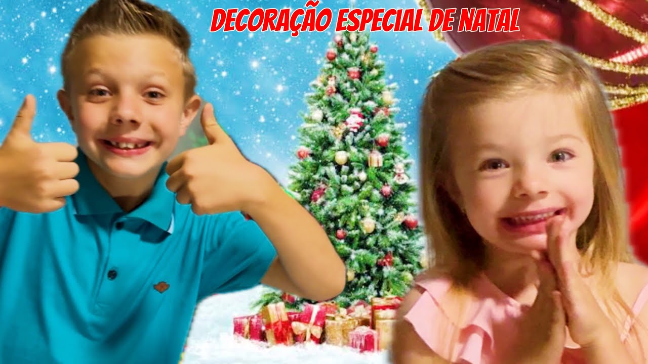 Matheus e Isabela fazem uma decoração especial para o natal 🎅 🎄
