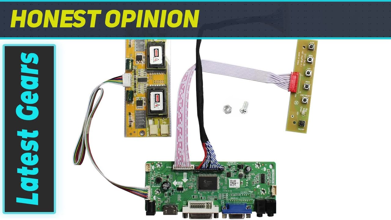 VSDISPLAY VGA DVI Audio LCD Controller Karte für 14 17.3 1600x900