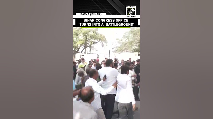 Chaos erupts at Bihar Congress office as workers accuse man of theft during Rahul Gandhi's visit