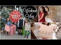 WEEKEND VLOG - GIRLS PHOTO SHOOT &amp; CASTING CALL | DOWNTOWN CHRISTMAS SHOPPING