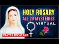 🌹Prayer Room 24/7🌹Holy Rosary 🌹All 20 Mysteries🌹Joyful🌹Luminous🌹Sorrowful🌹Glorious🌹