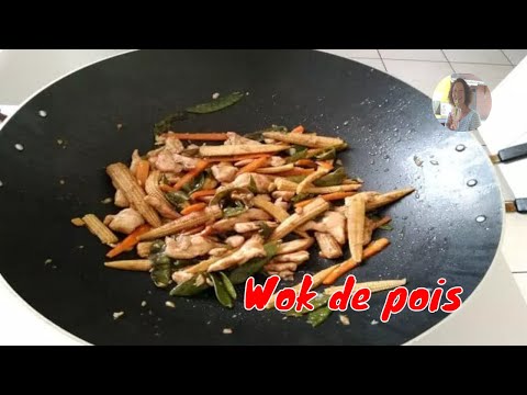 comment-faire-un-wok-de-pois-mange-tout,-baby-maïs-et-poulet-?