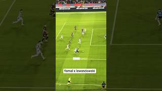 Robert lewandowski goal today and Yamal assist Barcelona vs Real Socieded #laliga