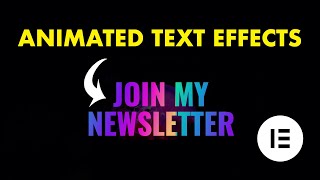 How to Make Animated Rainbow Text Effects in Elementor [PRO]