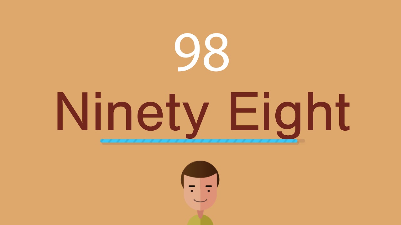 Cómo Se Escribe 98 En Inglés