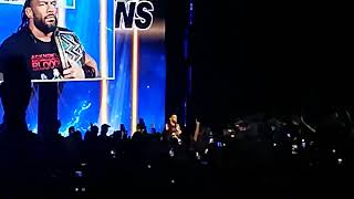 Roman Reigns Entrance at WWE Vancouver 2022