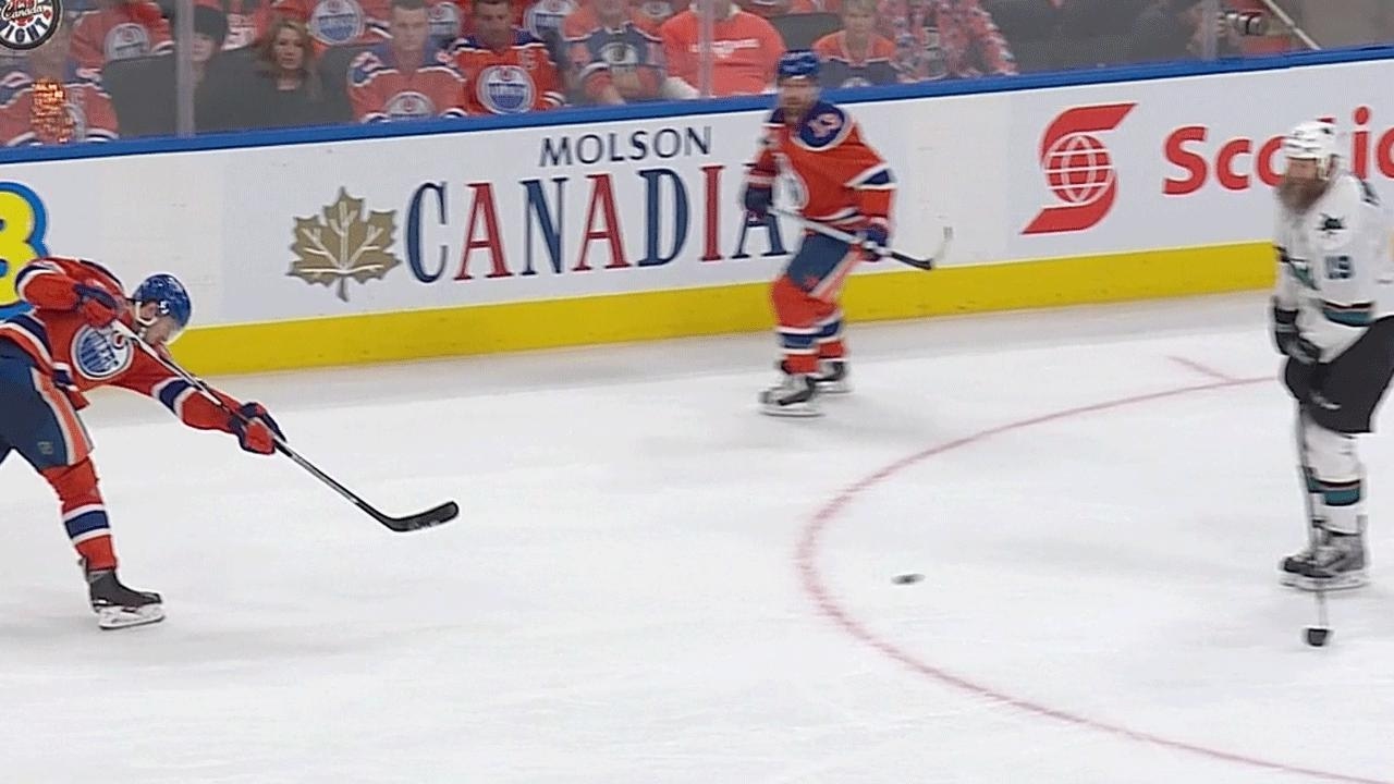 Klefbom’s howitzer helps Oilers draw even late in the third