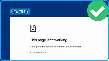 How to Fix Http Error Code 405 in google chrome (2025)