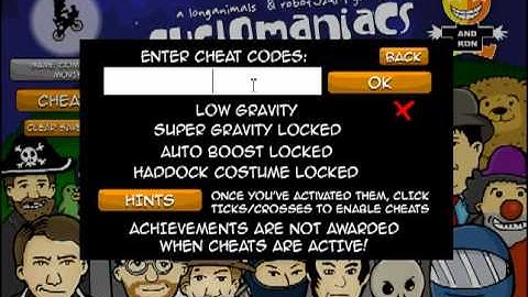 GBG x NCR : Cheats for Cyclomaniacs