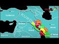 Kurdistan Map 