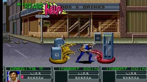 Arcade Alien Storm Gameplay