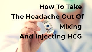 How to take the headache out of mixing and injecting hcg learn prepare
your in 16 easy steps inject 8 steps. https://balancemy...