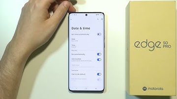 How to Change Date & Time on Motorola Edge 50 Pro - Change Time Zone