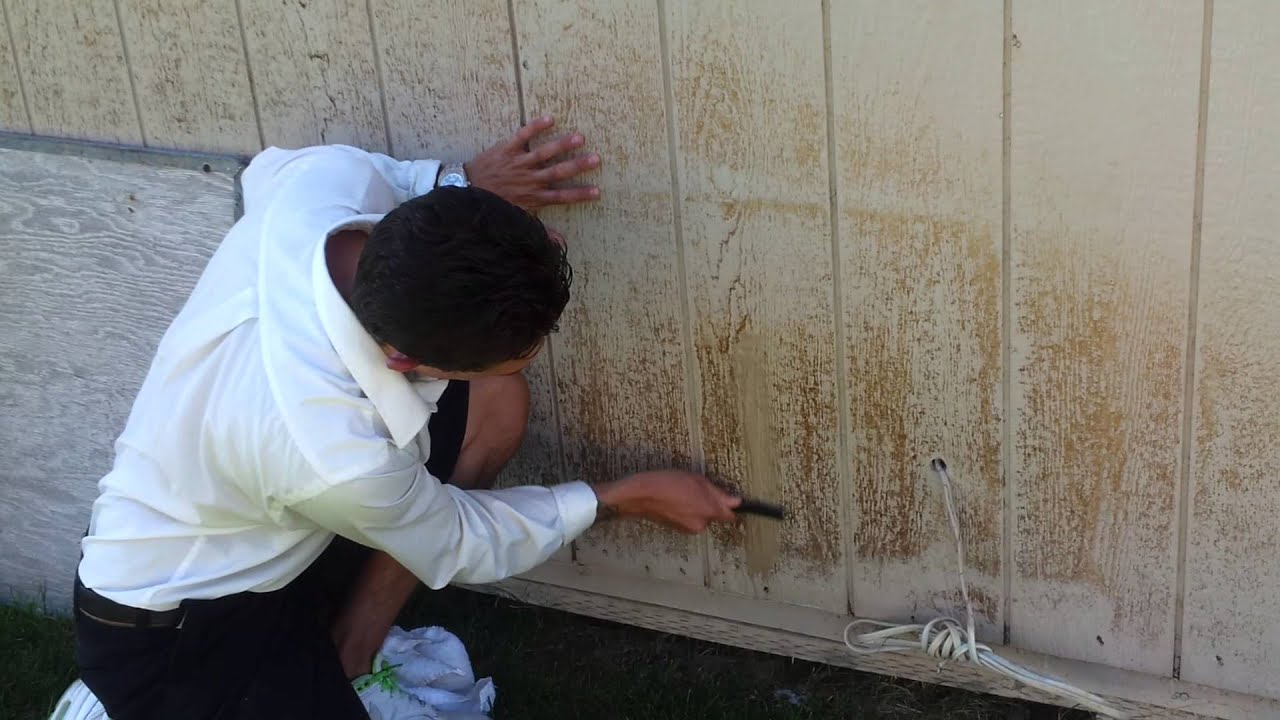 Klean All rust on painted surface live demo