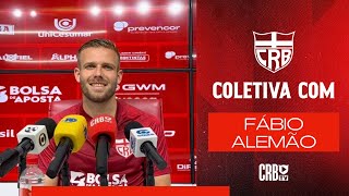 🎙️ COLETIVA PRÉ-JOGO - FÁBIO ALEMÃO (CRB X CUIABÁ | SÉRIE B 2026)