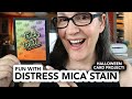 Fun with Tim Holtz Distress Mica Stain (a Halloween Card Project!)