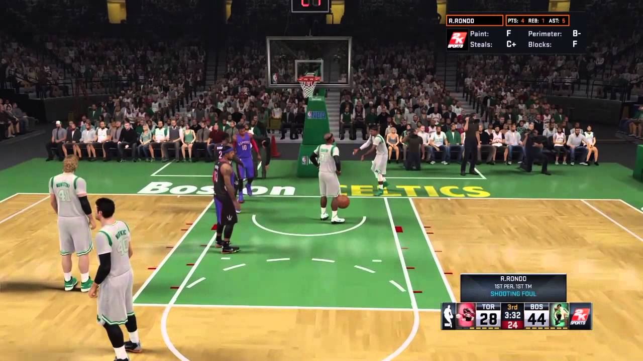 NBA 2K15 FRANCHISE MODE BOSTON CELTICS, RAPTORS VS CELTICS ...