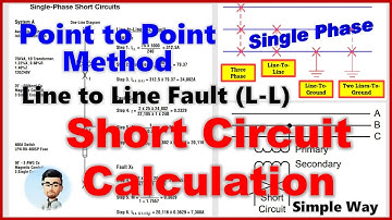 Simple Way for Short Circuit Calculation Using Point to Point Method I Single Phase & Line to Line