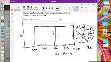 Uniform distribution- probability  (Professor class bw)