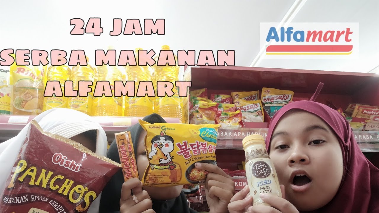 24 jam serba makanan  alfamart  jalan jalan ke alfamart  