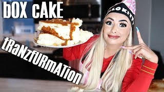 Watch me transform a BOX CAKE into a BAKERY CAKE. Watch me transform a BOX CAKE into a BAKERY CAKE.
