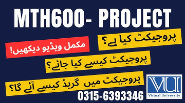 MTH600 Project solution Easy Project Details 2025 #mth600 #mth600a