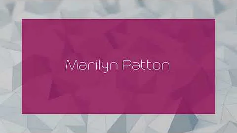 Marilyn Patton - appearance