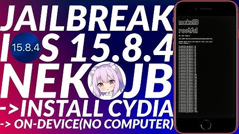 How to Jailbreak iOS 15.8.4 with Cydia | Without PC | NekoJB iOS 15.8.4 Cydia Jailbreak Rootful