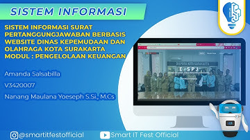 Sistem Informasi Surat Pertanggungjawaban Berbasis Web Dispora Kota Surakarta (Pengelolaan Keuangan)
