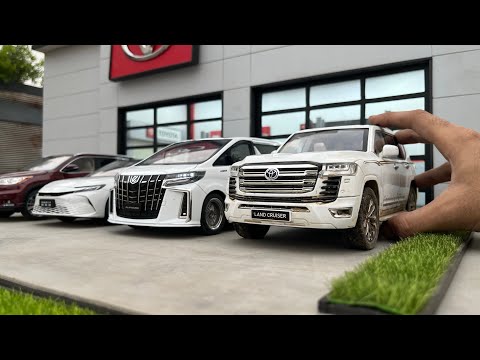 Servicing More Toyota Cars 1 18 Scale Toyota Workshop Part 2 Diecast Model Cars 