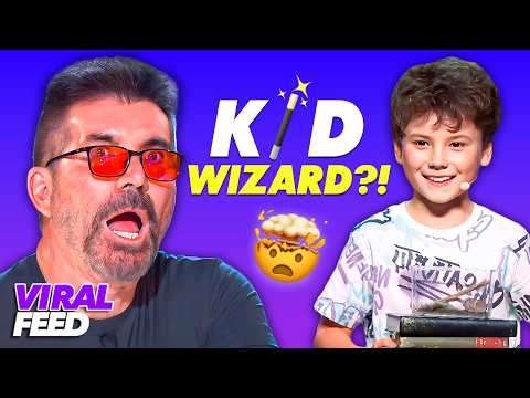 Mini HARRY POTTER?! 🤯 Best Kid Magicians On Britain's Got Talent! 🪄