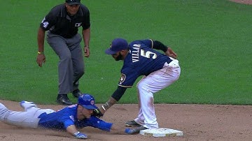 CHC@MIL: Lucroy catches Szczur attempting to steal