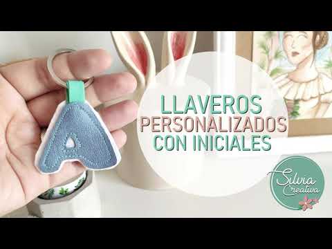 🗝 Tutorial LLAVERO personalizado de TELA DIY. (COSTURA FÁCIL) 