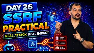 Day 26 Bug Hunting 👉 SSRF Vulnerability Practical 🔥 | Server-Side Request Forgery Bug | hacker vlog