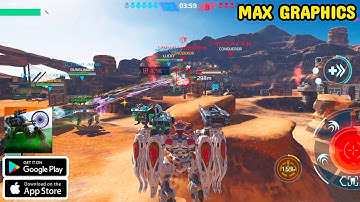 War Robots Multiplayer - MAX GRAPHICS Android Gameplay - War Robots Giveaway 